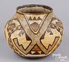 Zuni Pueblo Indian polychrome pottery olla