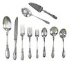 Towle Old Mirror Sterling Flatware, 48 Pieces 