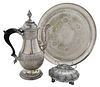 Three Silver Plate Table Items