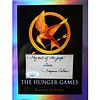 Suzanne Collins Signed Hunger Games Display "Stay out of the Jungle!" Inscribed (JSA COA)
