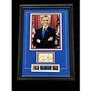 Barack Obama Signed Custom Framed Cut Display (JSA)
