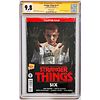 STRANGER THINGS SIX #4 COMIC SIGNED BY MILLIE BOBBY BROWN DARK HORSE CGC SS 9.8 

