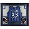 Shaquille O'Neal Signed 35x43 Custom Framed Jersey Display (Beckett COA)