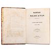 Moxo, Benito María de. Cartas Mejicanas. Genova: Tipografía de Luis Pellas, ca. 1839. 8o. marquilla, frontispicio + 2...