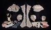 GENEROUS LOT OF LACE ACCESSORIES, 1860-1920s