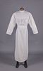 WHITE COTTON SURGICAL GOWN, 1950s