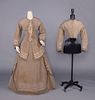 WINTER DAY DRESS WITH ALTERNATE BODICE, LATE 1860s