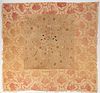 AMERICAN CREWEL WORK AND COPPERPLATE-PRINTED TOILE QUILT