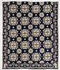 NEW YORK ATTRIBUTED DATED DOUBLE WEAVE COVERLET