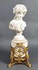 A Magnificent French Louis XVI Style Marble and Gilt