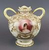 Royal Dunn Handpainted Porcelain Vase