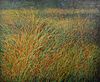 Large Gabor Peterdi Landscape Painting, 55"W