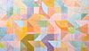 Massive Tony Robbin Geometric Painting, 106"W