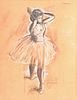 Edgar Degas Ballet Drawing
