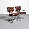 Pair of Guido Faleschini "Tucroma" Armchairs Chairs