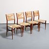 Set of 4 Gio Ponti Dining Chairs