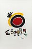 Joan Miro 'Espana' Color Lithograph 