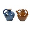 (2) Pierre Deux Ceramic Clay Pitchers