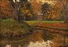 Victor Brugairolles Signed Autumnal Landscape Painting