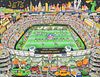 Charles Fazzino 3D NFL Serigraph, Signed Edition