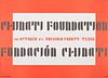 Donald Judd / Josef Albers Chinati Foundation Poster
