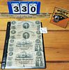 LOT 4 BANK OF REPUBLIC PROVIDENCE RHODE ISLAND BANK NOTES 1850'S
