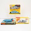 Dinky 106 Thunderbirds 2 &amp; 4 And A Dinky 104 Captain Scarlet Spectrum Pursuit Vehicle, Both die cast metal, including light metallic blue Dinky 10