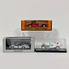 Minichamps 1:43 Scale 433543016 Mercedes Benz W196 Fangio And Two Other Die Cast Cars, Silver with racing number "16", limited edition "1 of 3120 piec
