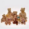 Group of Thirteen Teddy Bears By Steiff And Other Makers, Majority circa 1980s or later, various makers including Steiff, Hermann and Bearly There. Si