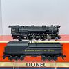 Modern Lionel 6-11128 O Gauge F19 4-6-2 Pacific Steam Locomotive And Tender, Three-rail, die cast metal, black livery numbered "490", TrainMaster Comm
