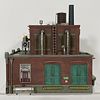O Gauge Golden Gate Depot Ogle Coal Tower And Two Other Model Buildings, Detailed black plastic O scale model in original box and outer packaging. Acc
