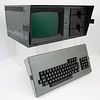 Kaypro 4 Portable Computer And Keyboard, CPU measures 8" high x 18" wide x 14" deep. Untested.