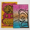 BG-67 Doors And BG-56 Moby Grape Concert Posters 1967, First printings, both for shows at Fillmore Auditorium, San Francisco, including BG-67 with art