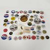Group Of Fifty Vintage Barry Goldwater Presidential Campaign Buttons., Majority range from 3/4" to 2" diameter.