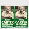 Group Of Sixteen Vintage Presidential And Political Campaign Posters For Jimmy Carter, Eugene McCarthy, Nelson Rockefeller, Wendell Wilkie And Others,