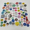 Group Of 110 Vintage Abortion Reproductive Rights Buttons, Interesting collection, majority circa 1970s-1980s, sizes vary from 7/8" x 2 1/4" diameter.