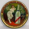 Bartlett Spring Mineral Water Tin Serving Tray, Lithographed tin advertising tray for "Bartlett Spring Mineral Water, Bartlett Springs Co., San Franci