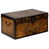 Asian Polychrome Decorated Trunk