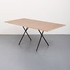 George Nelson "X-Leg Extension" Dining Table
