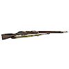 **Russian Model 1891 Mosin-Nagant Bolt Action Rifle, Finnish Army Marked