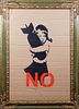 Banksy (After): Bomb Hugger Iraq War Protest Placard