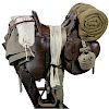 US WWII Model 1928 Saddle Complete with Accessories