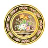 Decorative plate Bouquet. Imperial Porcelain Factory  Russia. 1830s-1840s