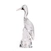 Daum Crystal Bird Sculpture.