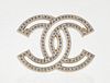 Coco Chanel Bijoux Fantaisie Logo Brooch