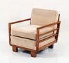 Bauhaus Inspired Inlaid Wood Club Chair pre-1938