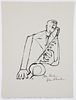 Ben Shahn Saxophone Player Signed Print 1/50