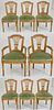 Louis XVI Style Dining Chairs, 8