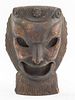 American Art Deco Ceramic Mask of a Satyr