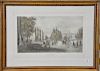 Louis Augier, "New-York in 1819, Broadway and the City Hall", engraved in Aquatint by L. Augier and published by Sidney Z. Lucas New...